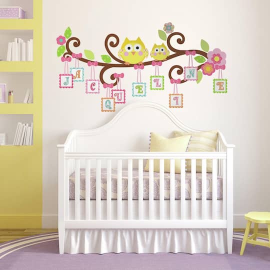 RoomMates Happi Scroll Tree Letter Branch Giant Peel & Stick Decal
